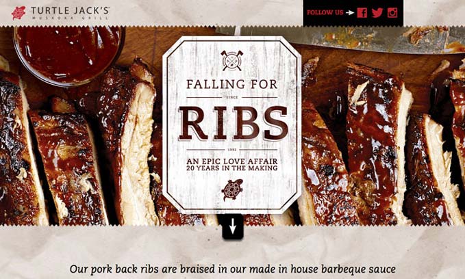 Food Photography for Turtle Jacks menu and website