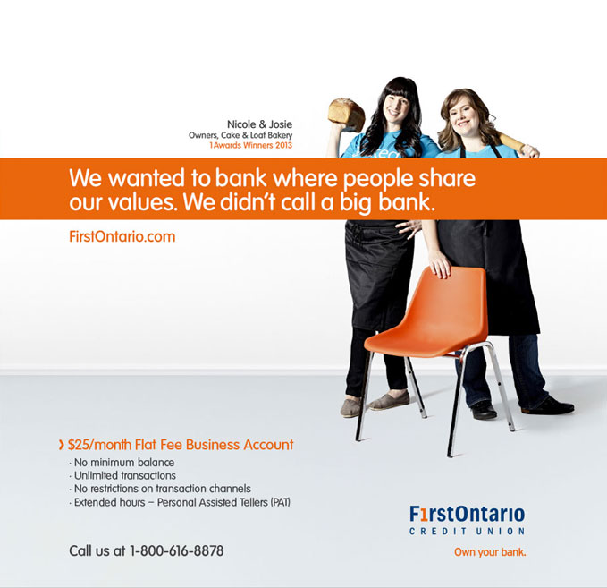 Lifestyle portrait photographer First Ontario Credit Union and Play Advertising